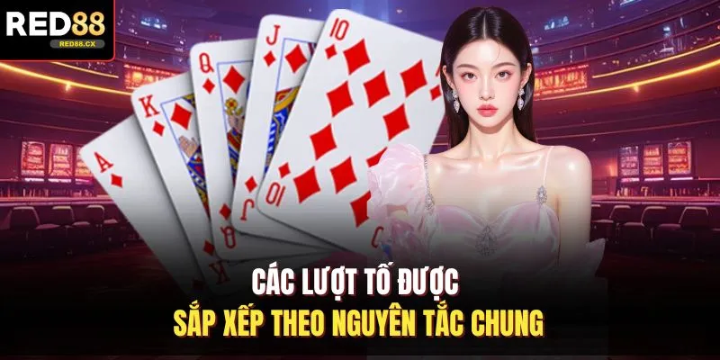 Các lượt tố được sắp xếp theo nguyên tắc chung