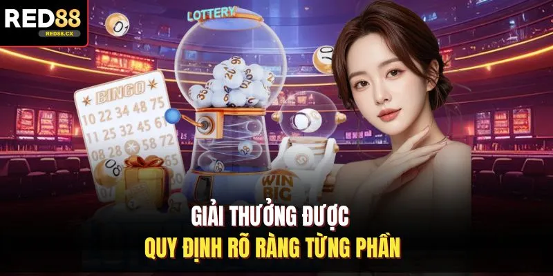 Giải thưởng được quy định rõ ràng từng phần