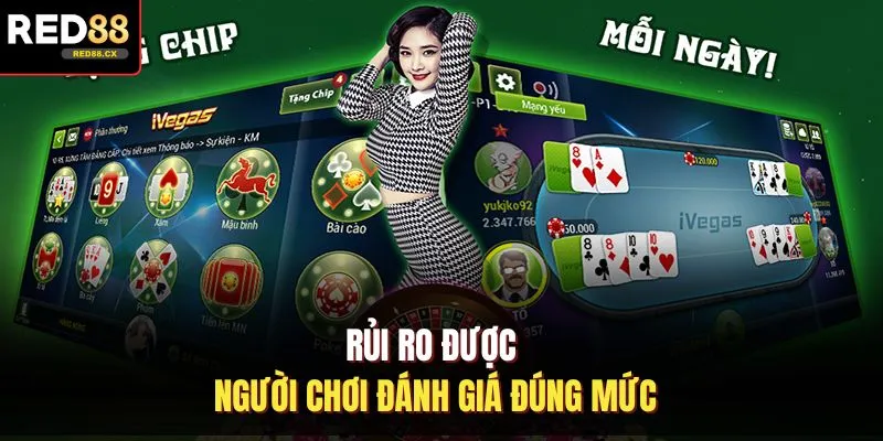 Rủi ro được người chơi đánh giá đúng mức